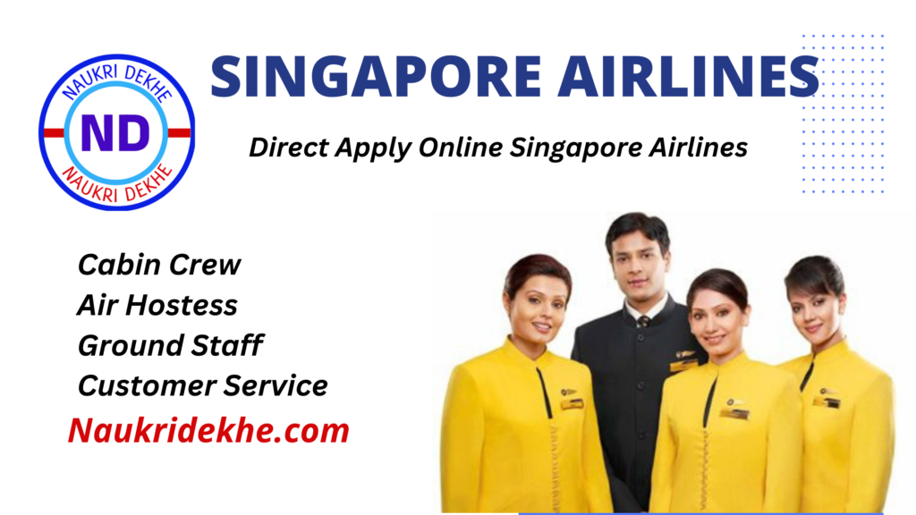 Singapore Airlines Jobs In India