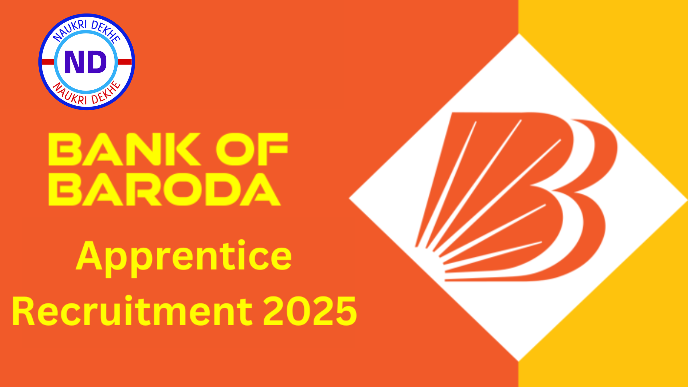 Bank of Baroda Recruitment 2025