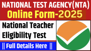 NTA NTET Teachers Eligibility Test 2025 Examination Form Live