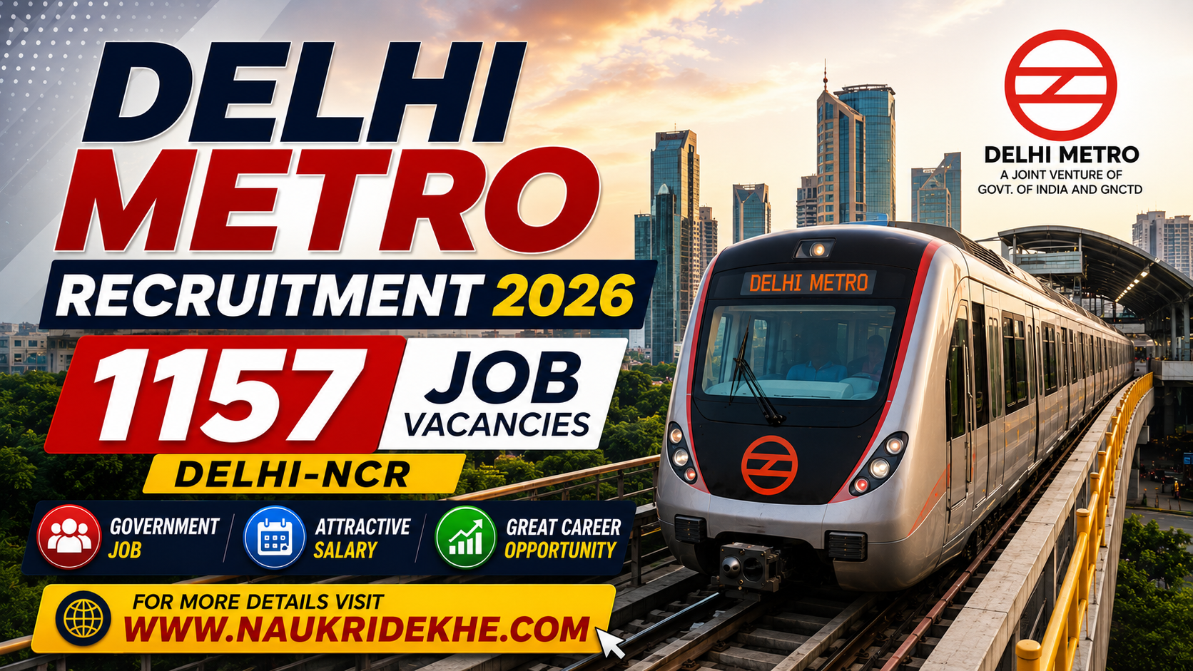 Delhi Metro Recruitment 2026