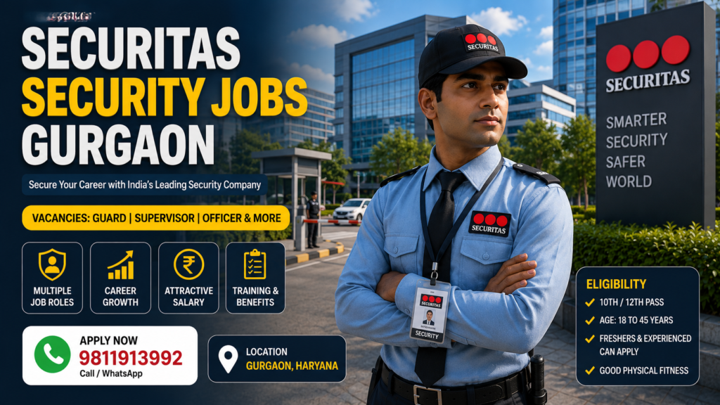 Securitas Security Jobs Gurgaon