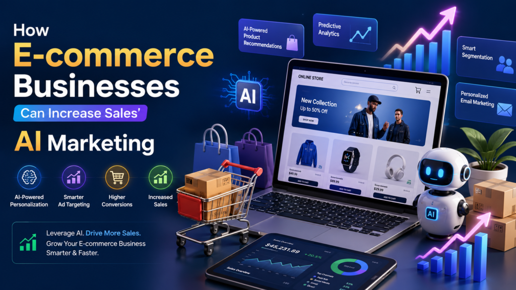 How E-commerce Businesses Can Increase Sales' AI Marketing