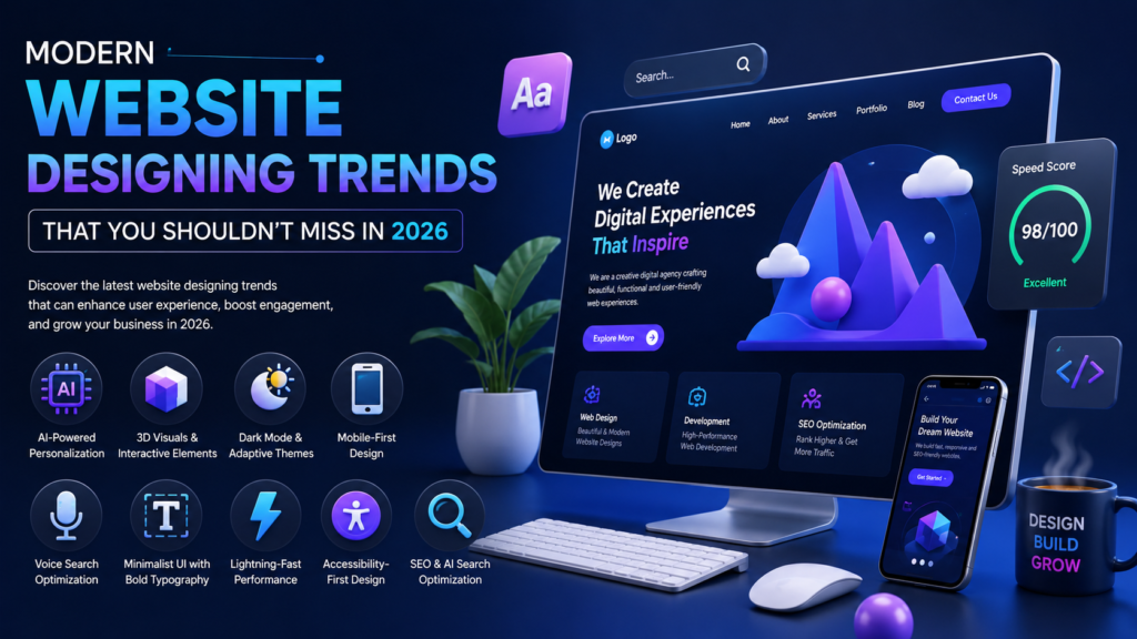 Modern Website Designing Trends