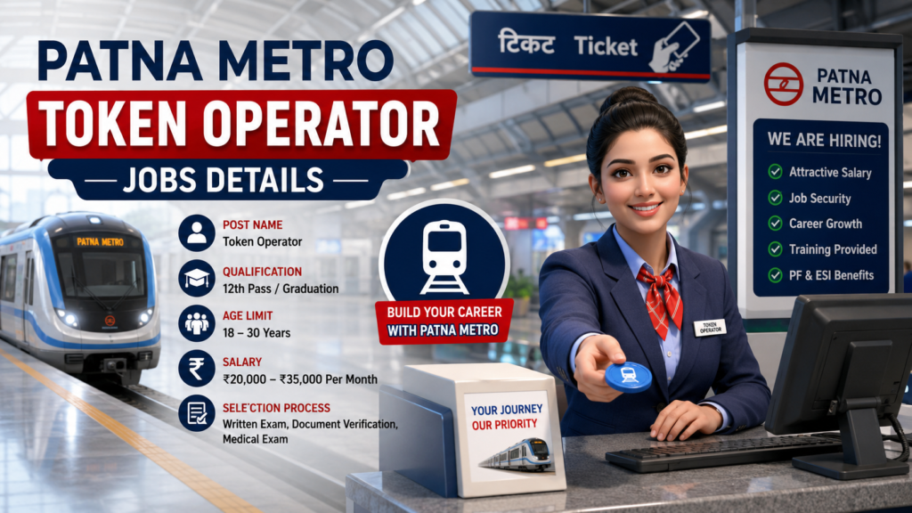 Patna Metro Token Operator Recruitment 2026